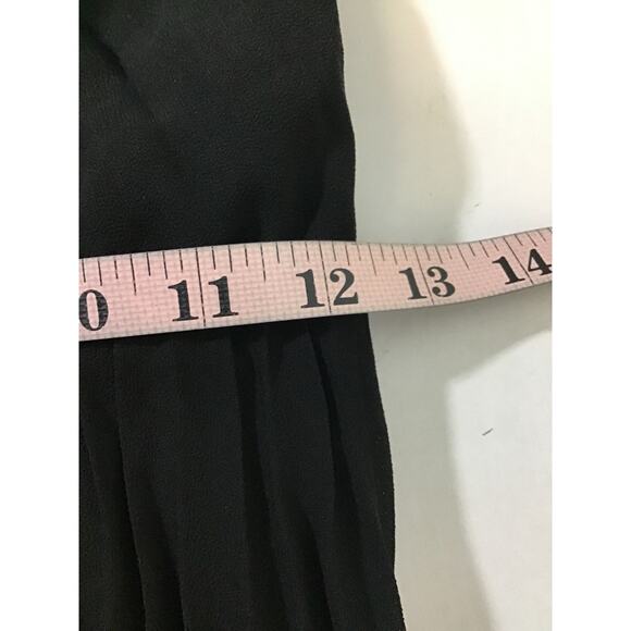 LULU'S XS Divine Charm Black Pleated One-Shoulder Asymmetric Maxi Dress NEW B104 - Picture 9 of 9